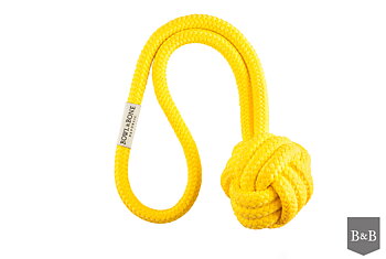 B&B Hundleksak BULLET - Gul flytande kastboll