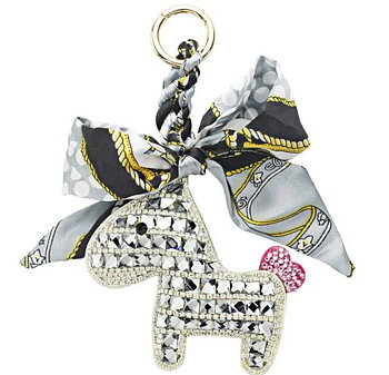 SOMEH NYCKELRING CRYSTAL SILVER
