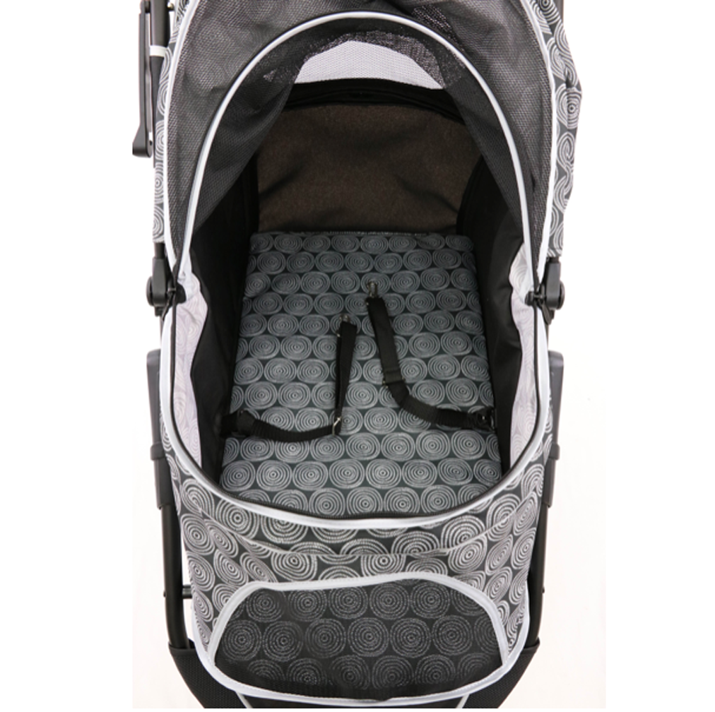 STROLLER INNOPET BUGGY ALLURE IPS-034/OX - ONYX - 8