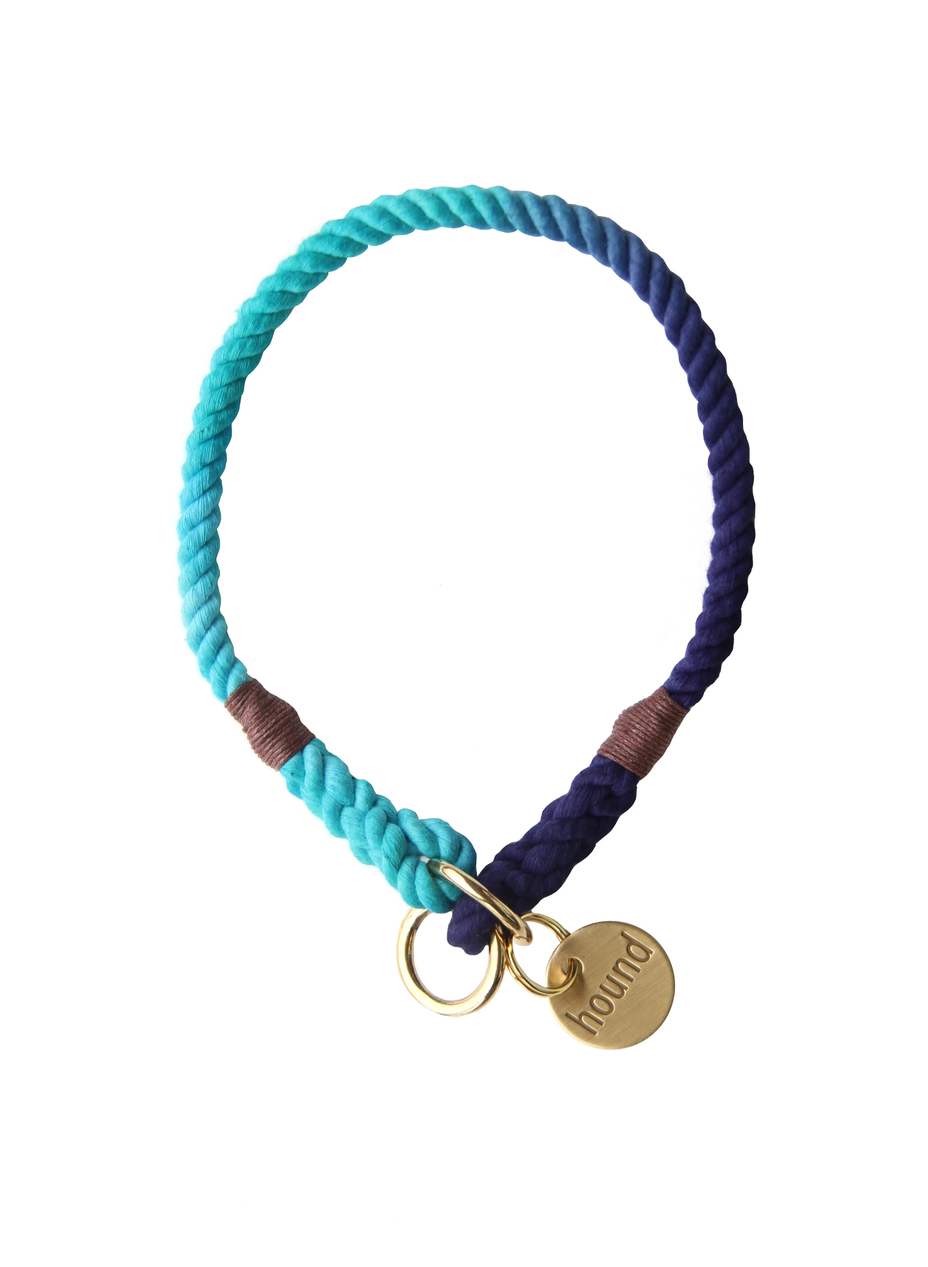 HOUND Halsband Ocean Blue S