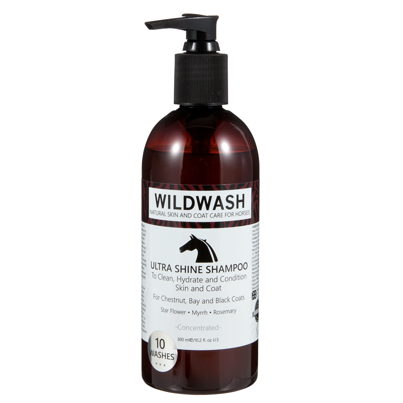 Ultra Shine Shampoo WildWash for Horses 300ml