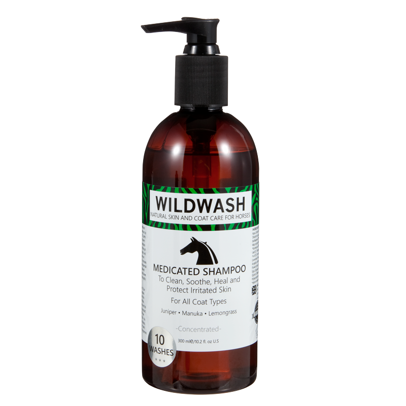 Medicated Shampoo WildWash for Horses 300ml - mot irriterad hud