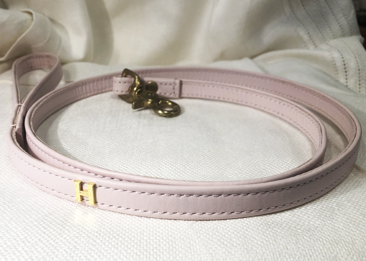 HOUND MONOGRAM LÄDERKOPPEL - ROSE