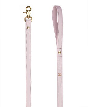 Hound leather leash - rose