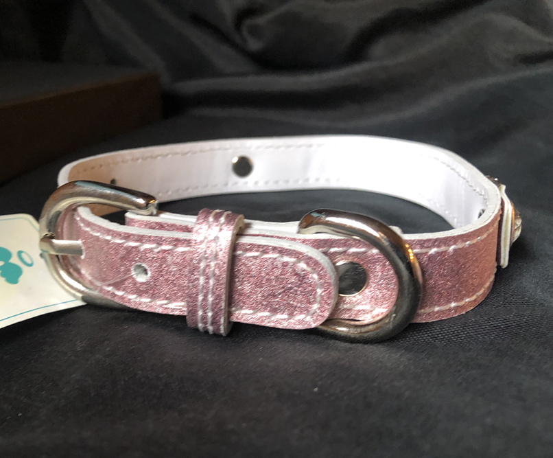 Puppy Angel luxury collar with lead - Pink - 6