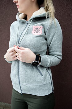 House of Horses Hoodie - Ljusgrå - XS