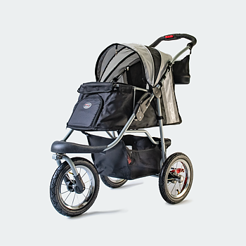 STROLLER INNOPET  COMFORT AIR ECO IPS-041/BS  Svart/Silver