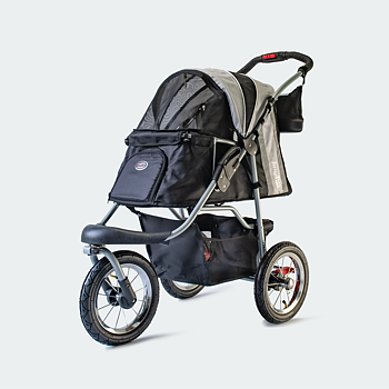 STROLLER INNOPET  COMFORT AIR ECO IPS-041/BS  Svart/Silver