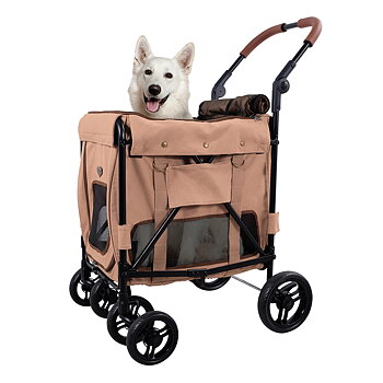 GENTLE GIANT WAGON PET STROLLER - DIRTY PEACH