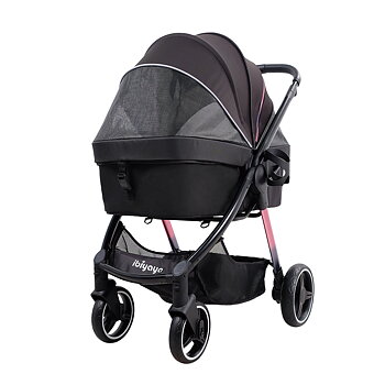 PET STROLLER IBIYAYA RETRO LUXE -  FS2102-BK - PRISMA BLACK