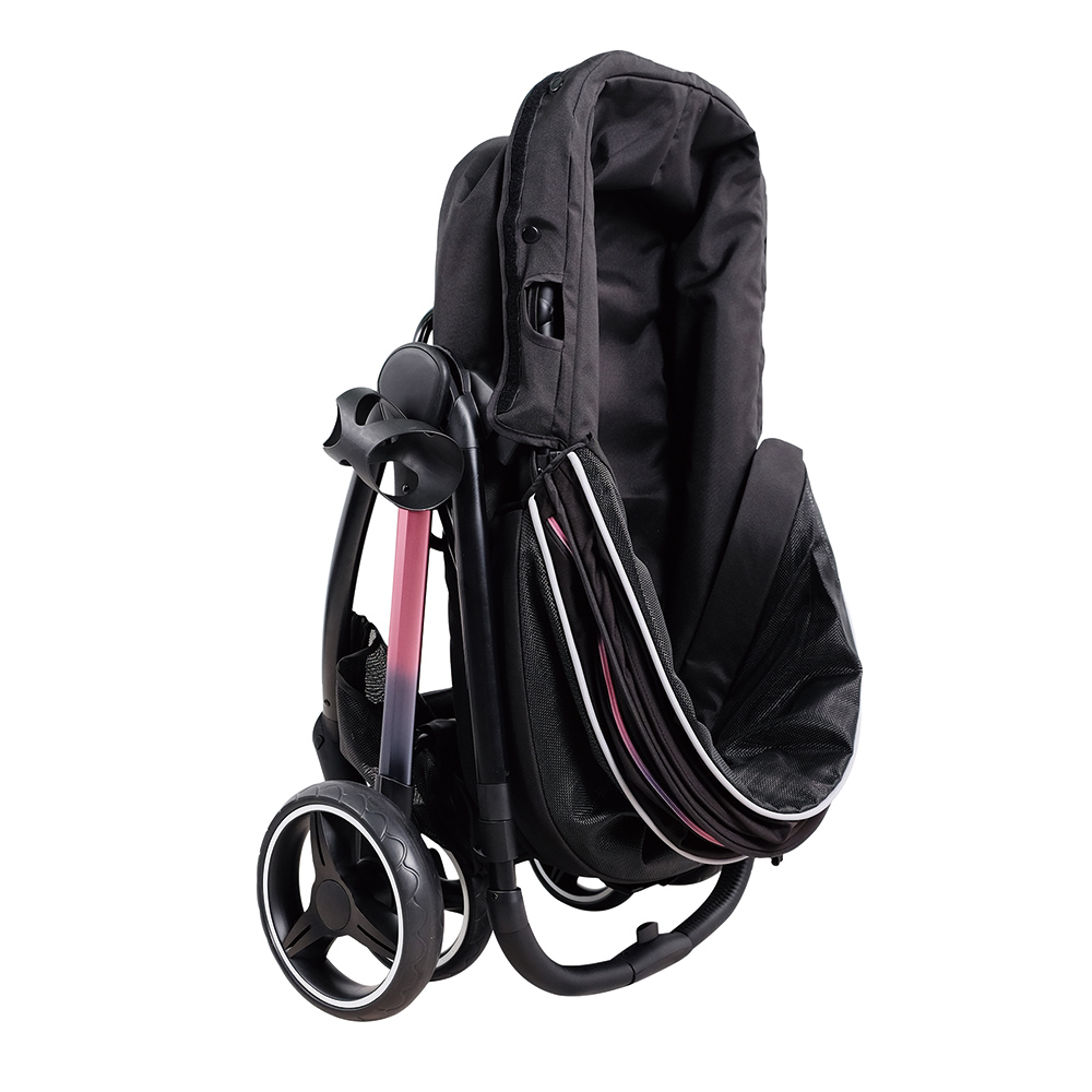PET STROLLER IBIYAYA RETRO LUXE -  FS2102-BK - PRISMA BLACK - 16