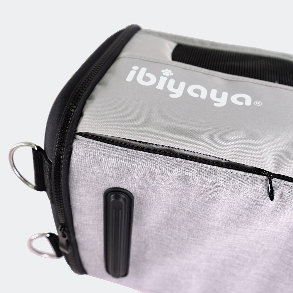 Explorer Airline Transparent Pet Carrier - Gray - 11