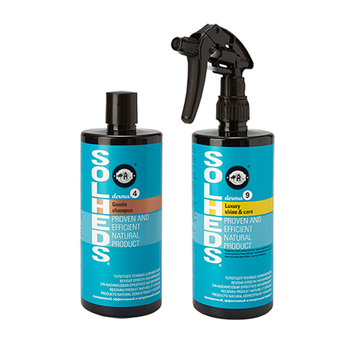 Derma 4 schampo 750 ml och Derma 9 Luxury Shine & care spray 750ml - PAKET