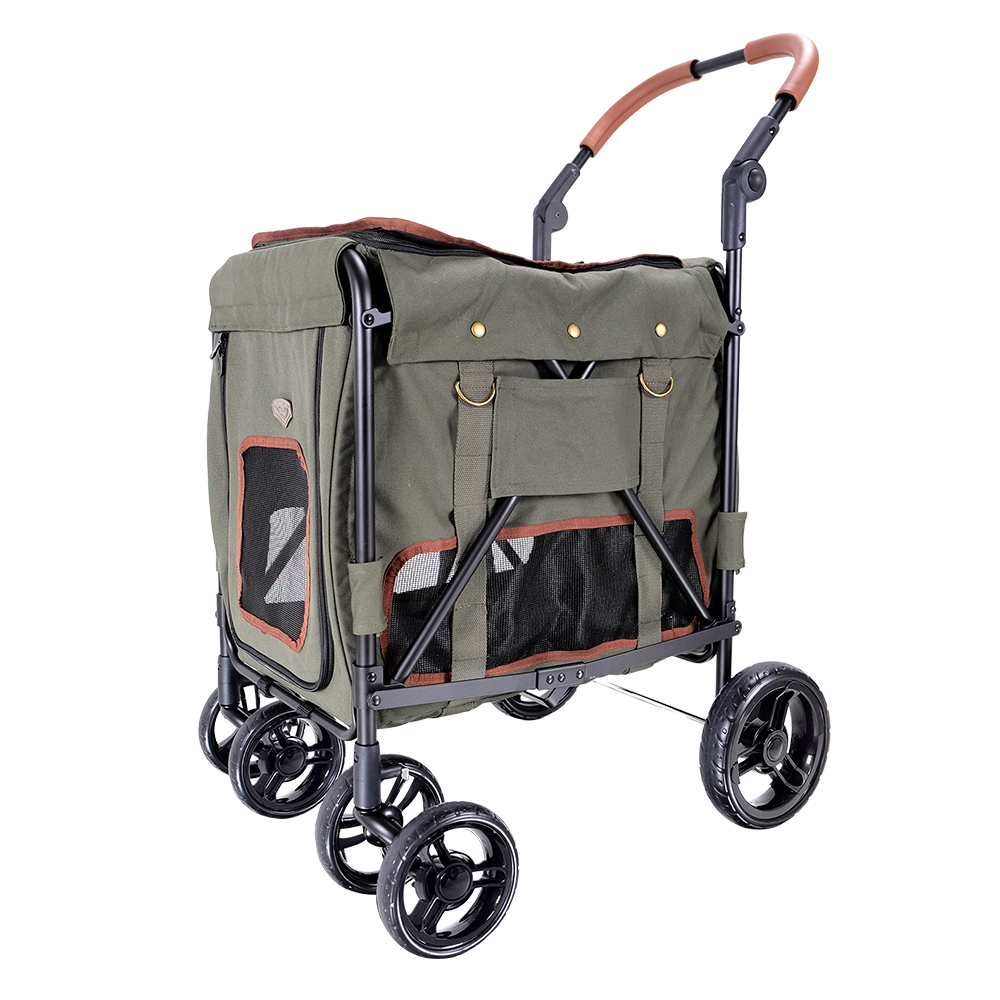 GENTLE GIANT WAGON PET STROLLER - ARMY GREEN - 6
