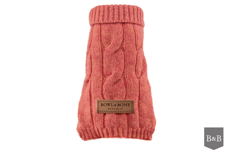 B&B Dog Sweater ASPEN - Pink