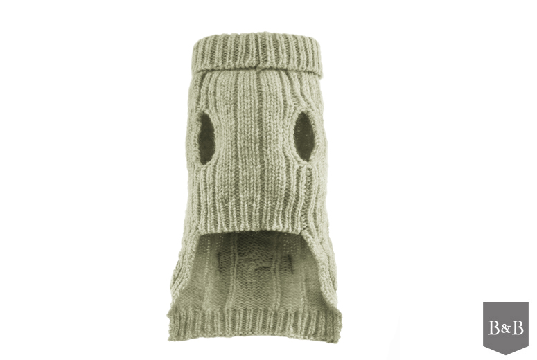 B&B Dog Sweater ASPEN - Ecru - 5