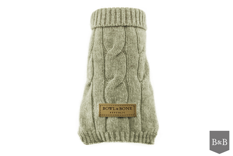 B&B Dog Sweater ASPEN - Ecru - 4