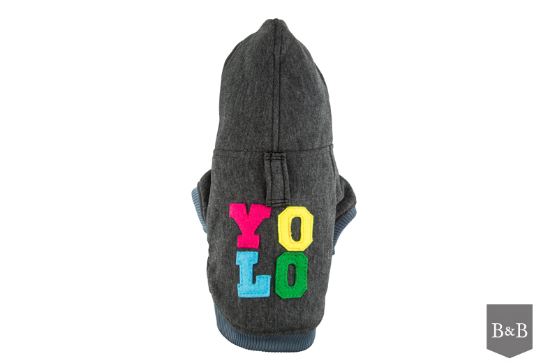 B&B Doh Hoodie YOLO - Graphite