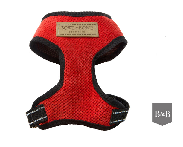 B&B Dog Harness CANDY Red