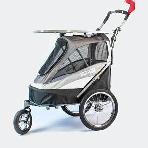 PET STROLLER WITH GROOMING TABLE