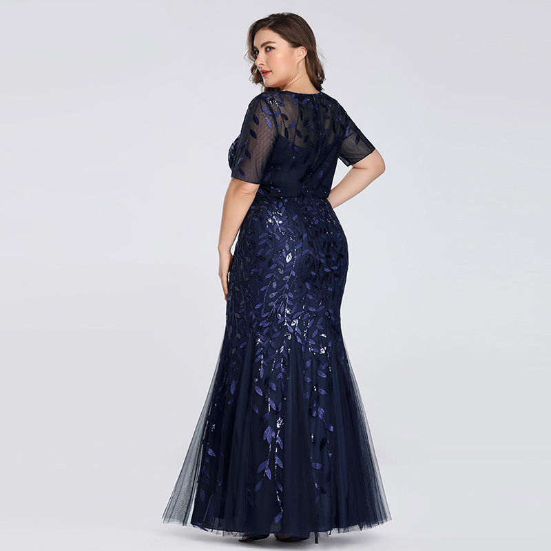 Festklänning med glitter (7707) - 4