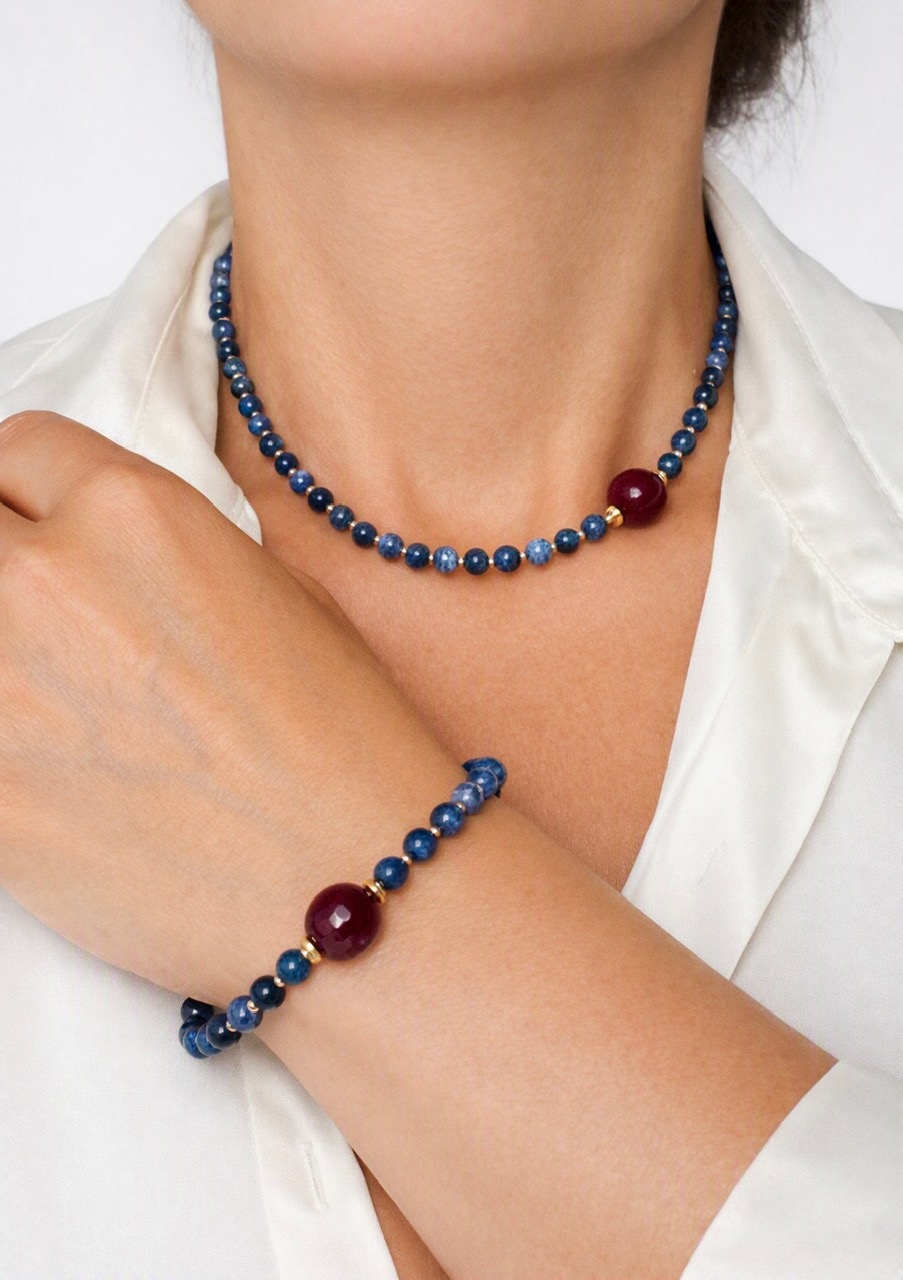 Handgjorda Halsbands set