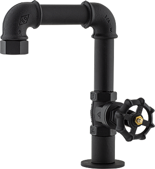 Garden wash faucet - Black