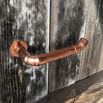 Toilettenpapierhalter aus Kupfer