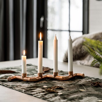 Kerzenhalter Oxberg Kupfer - 4 Kerzen (DIY)