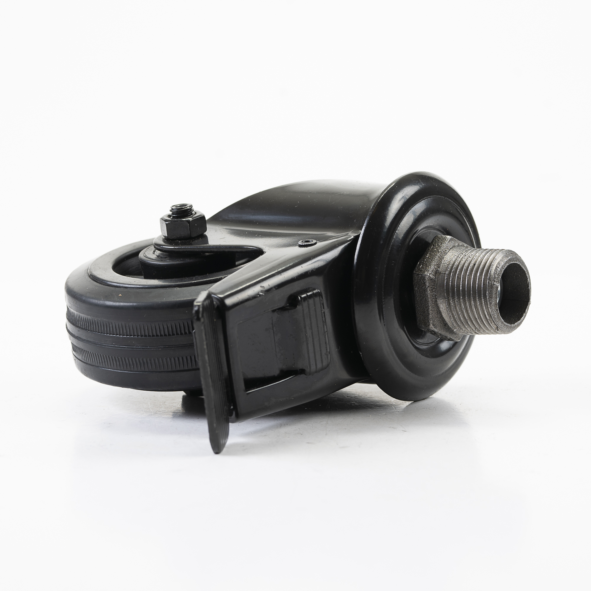 Schwarzes Gummirad (optionale bremse) - 4