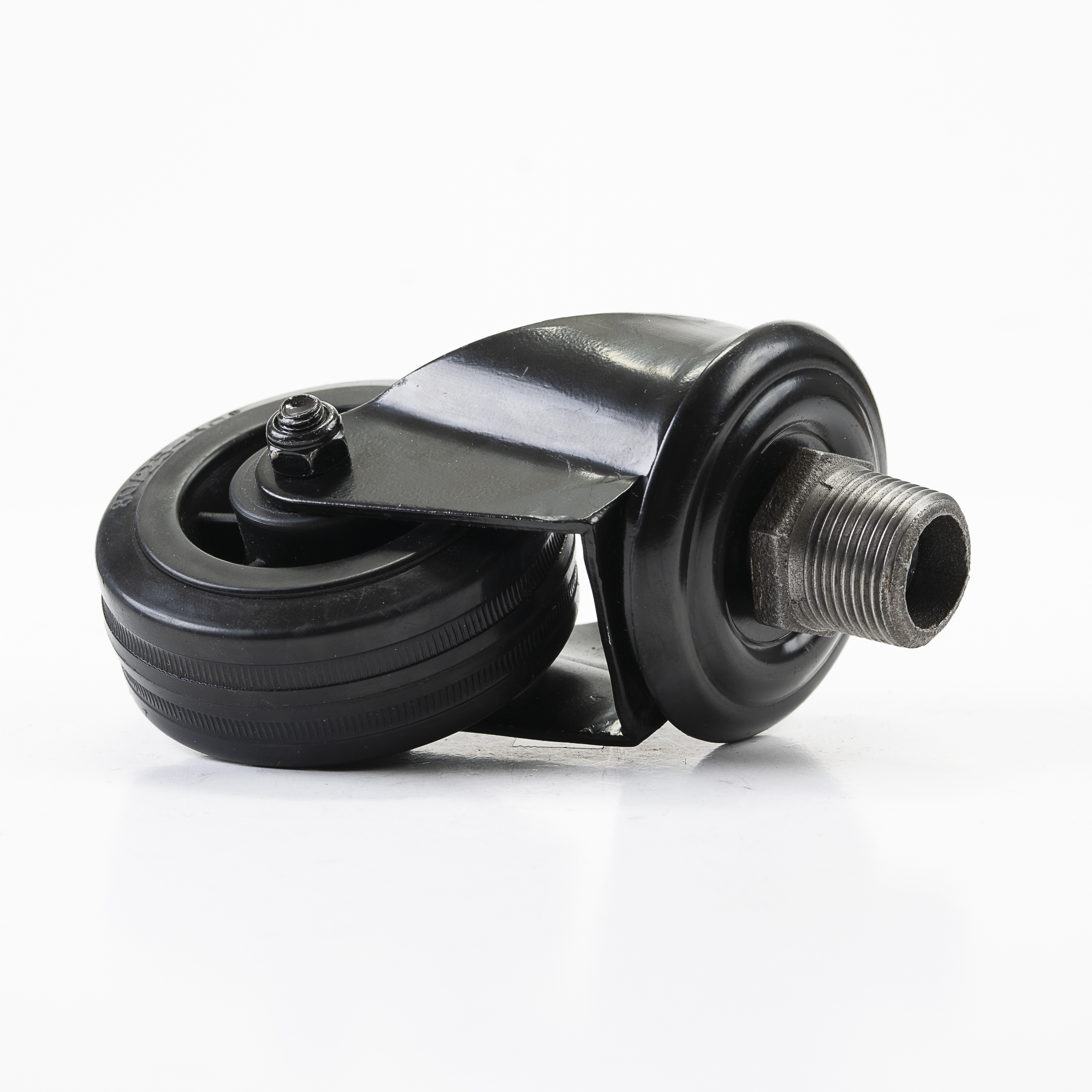 Schwarzes Gummirad (optionale bremse) - 3