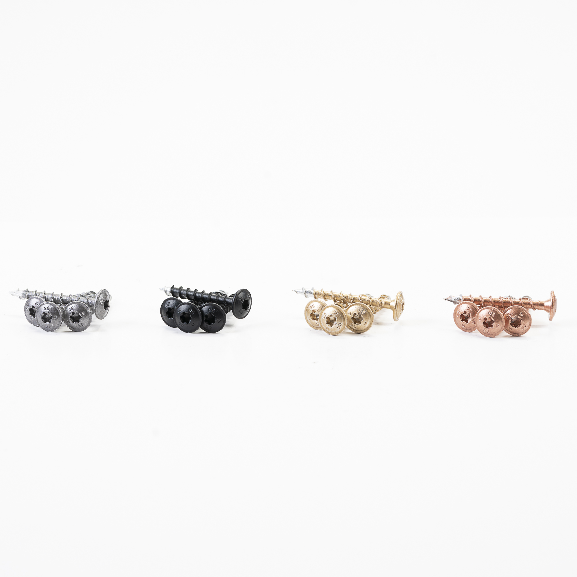 Skruv antik - 4st - 2