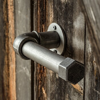Toilettenpapierhalter in der Farbe Stahlgrau