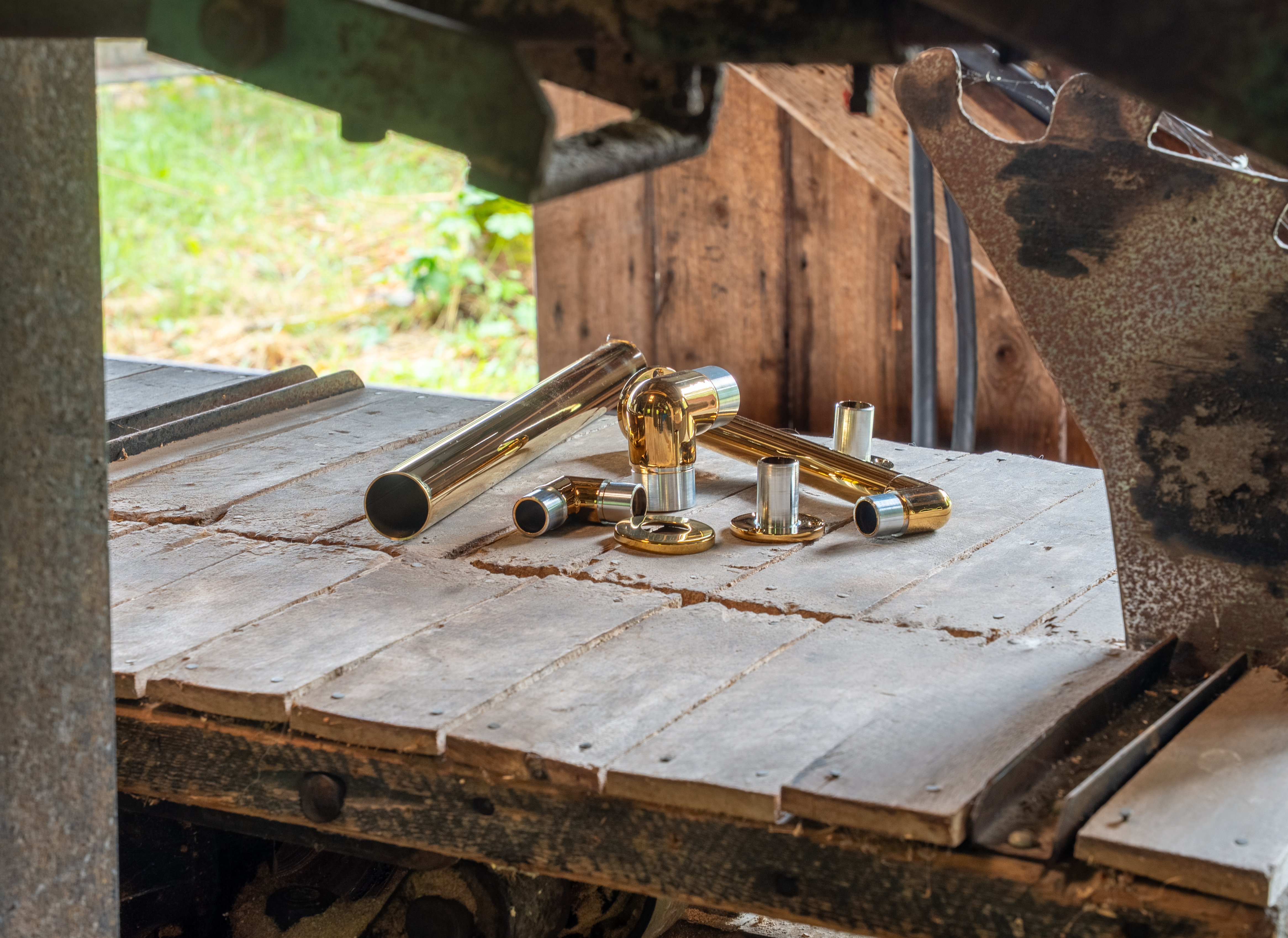 Nyhet bygg med mässingsrör & delar 