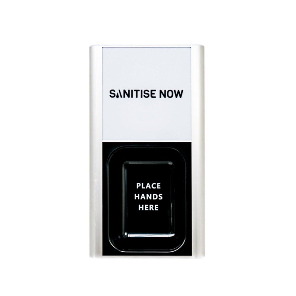 Sanitise Now, väggmonterad dispenser för handdesinfektion - Vit