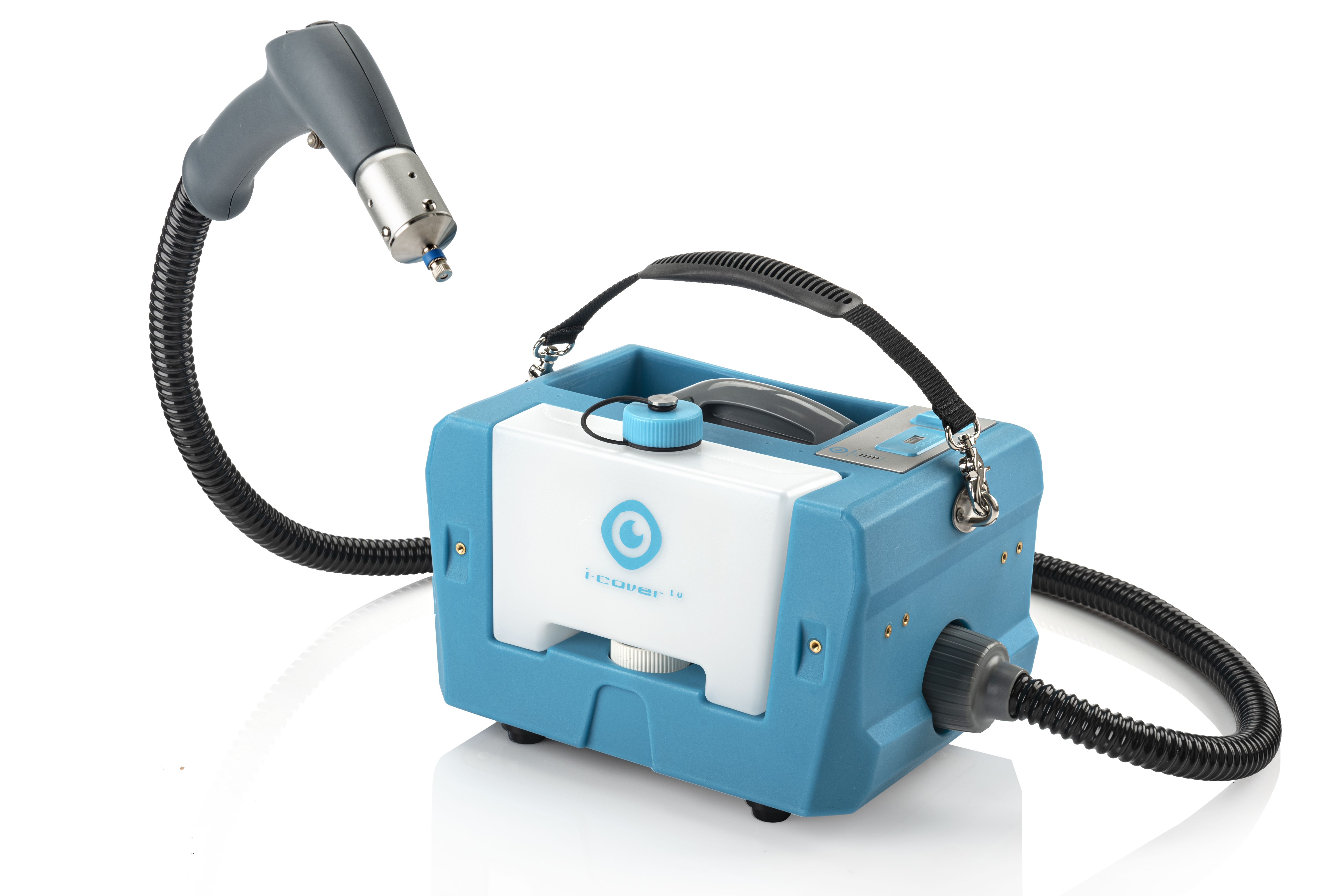 i-cover 1.0, Mindre batteridriven desinfektionsspruta