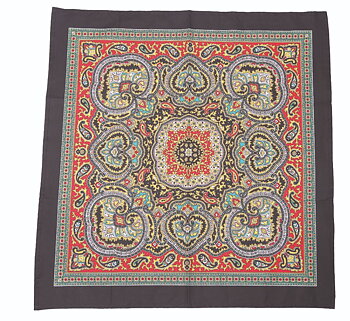 Paisley Handkerchief Black