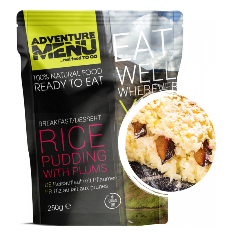 Adventure Menu | Rice pudding with plums | 250g