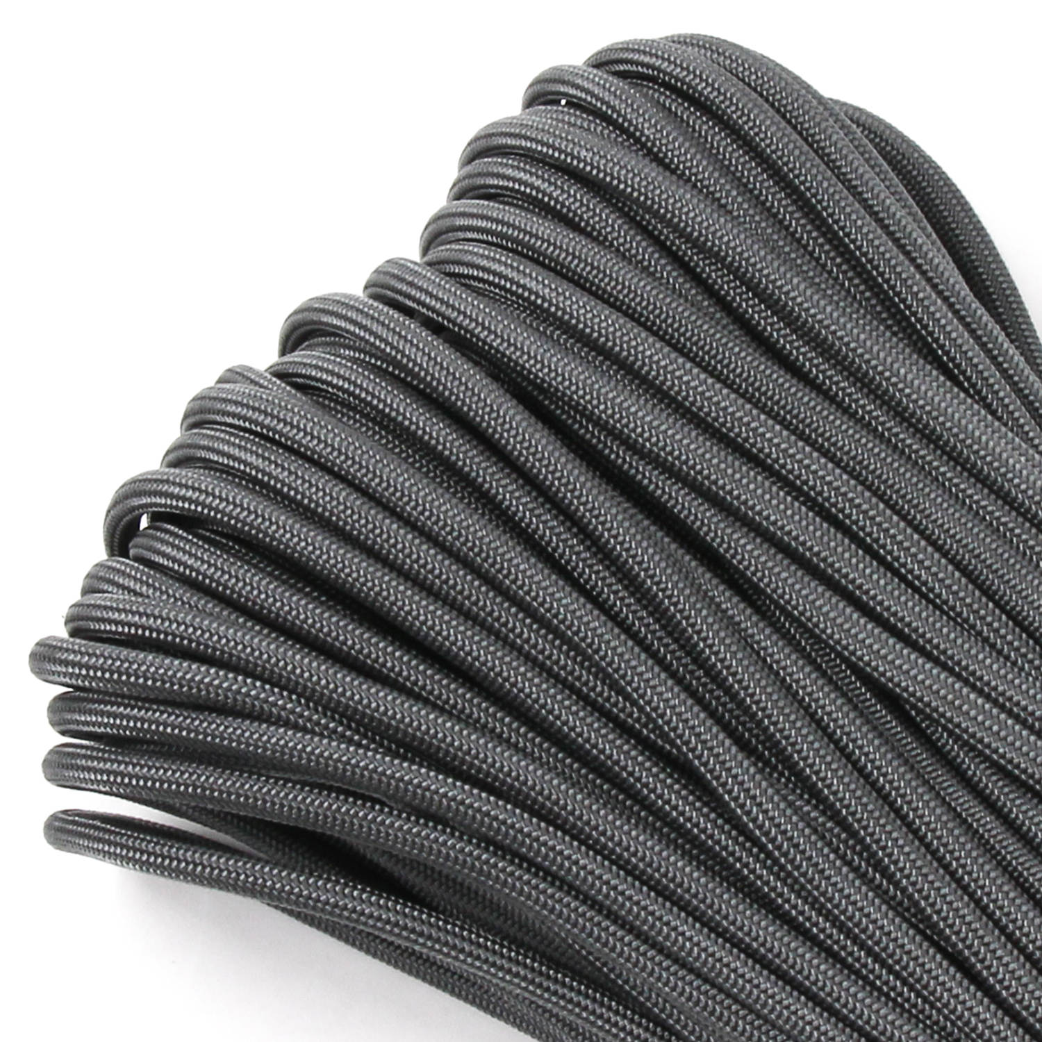 Paracord 550 Nylon 550 Charcoal Grey- 100 Feet