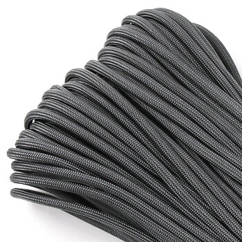 Paracord 550 nylon koksgrå - 100 meter