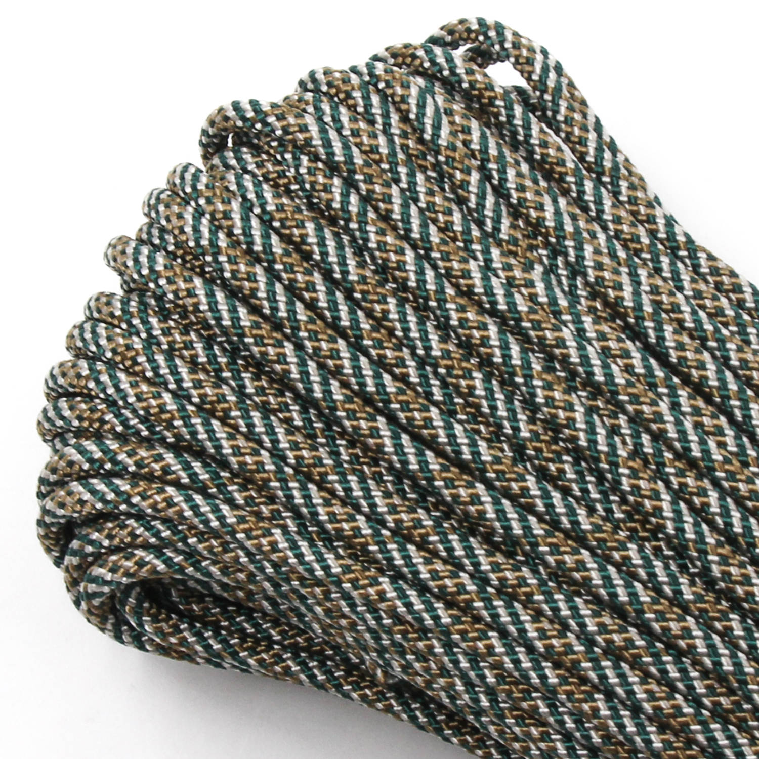 Paracord 550 Nylon Green Camo - 100 Feet