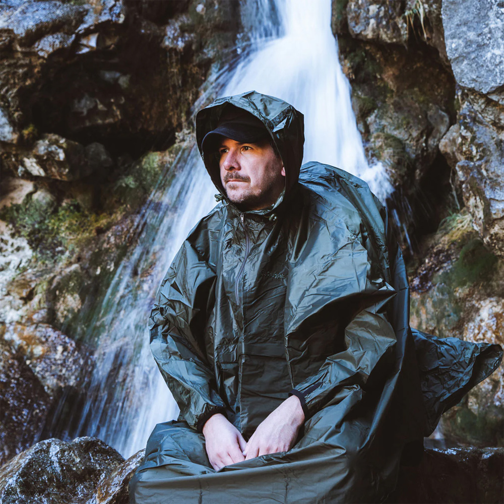Snugpak Enhanced Patrol Poncho Olive  - 2