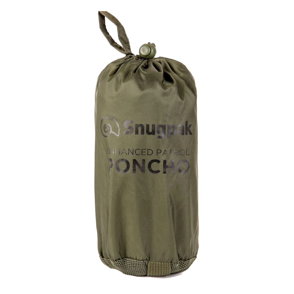 Snugpak Enhanced Patrol Poncho Olive  - 3