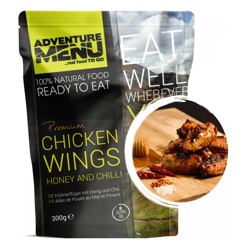 Adventure Menu | Premium Chicken Wings Honey and Chilli | MRE | 300g