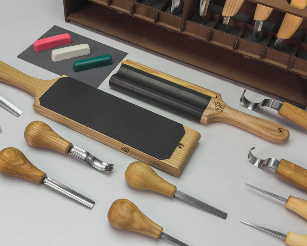 BeaverCraft Large Wood Carving Knife Set S57 - 3