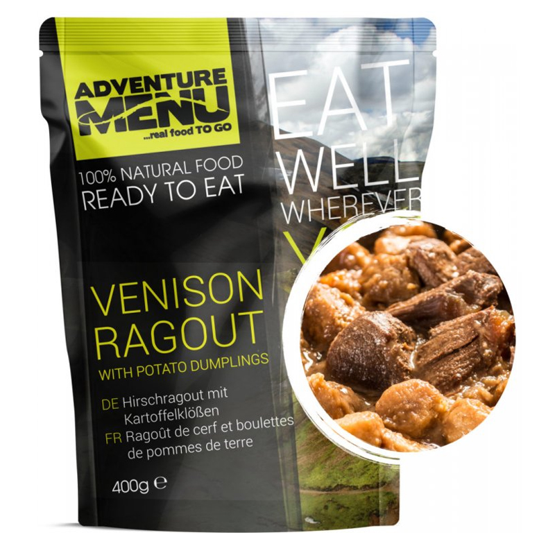 Adventure Menu | Venison ragout with dumplings | MRE | 400g