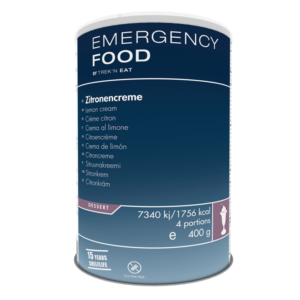 Emergency Food | Lemon Cream | Frystorkad mat | 400g