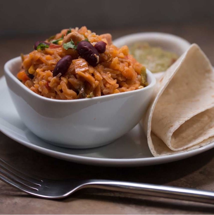 Fuel Your Preparation | Hähnchen Fajita mit Reis | Gefriergetrocknete Lebensmittel | 800g - 2
