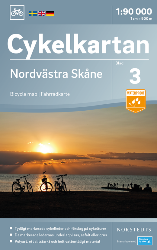 Cykelkartan Nordv&auml;stra Sk&aring;ne