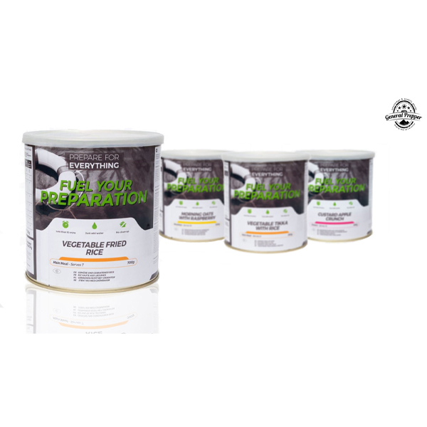 Fuel Your Preparation | Frystorkad mat | Vegetarisk | Matranson | 3640g